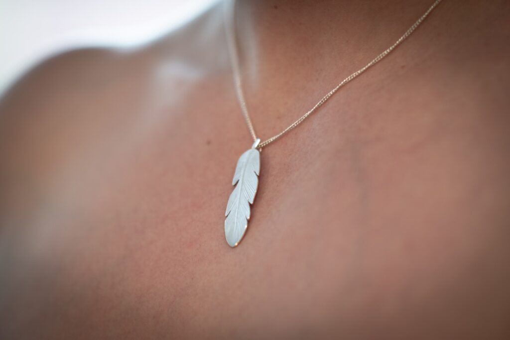 Feather Forever Silver Necklace