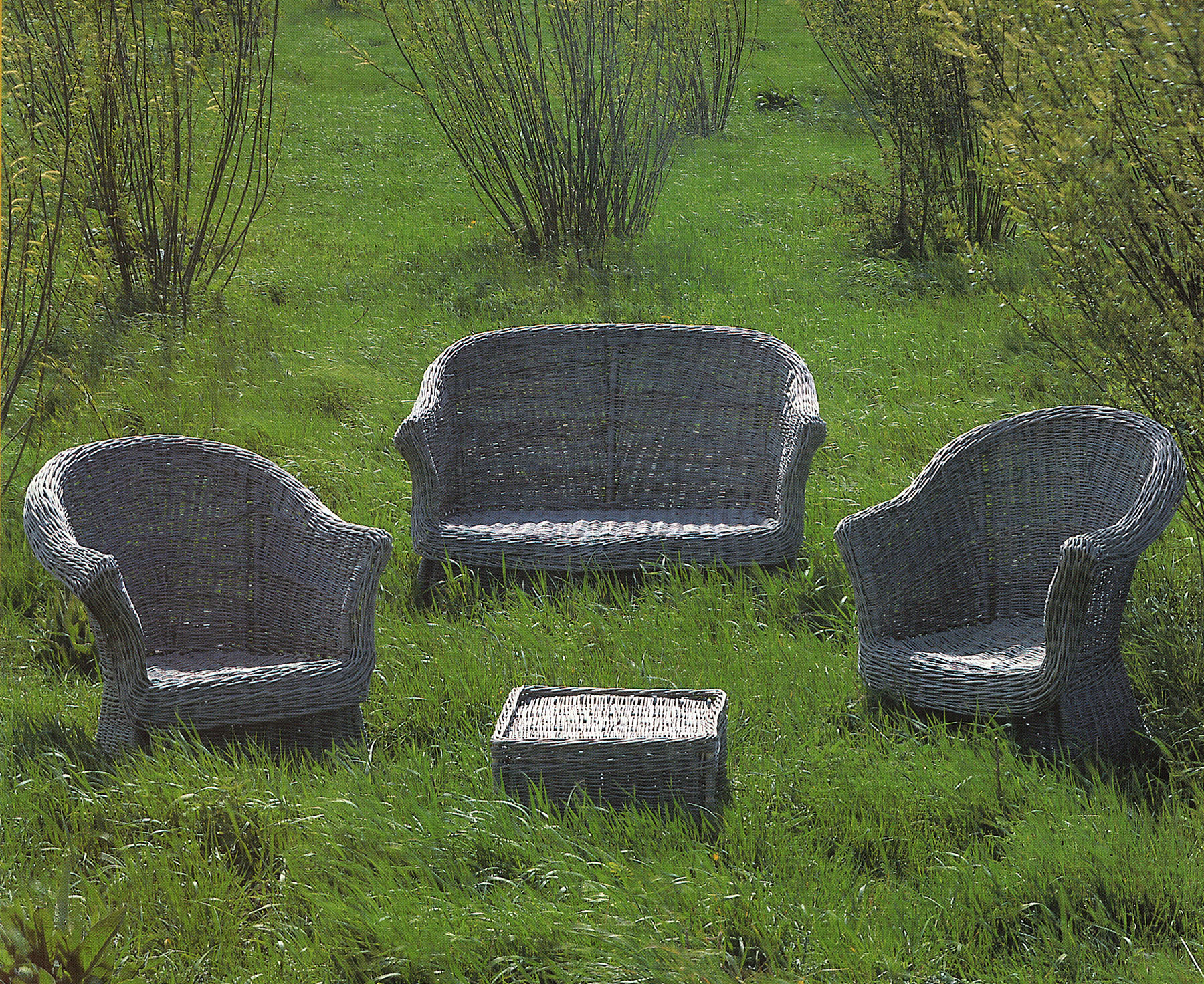 willow furniture on the Somerset levels